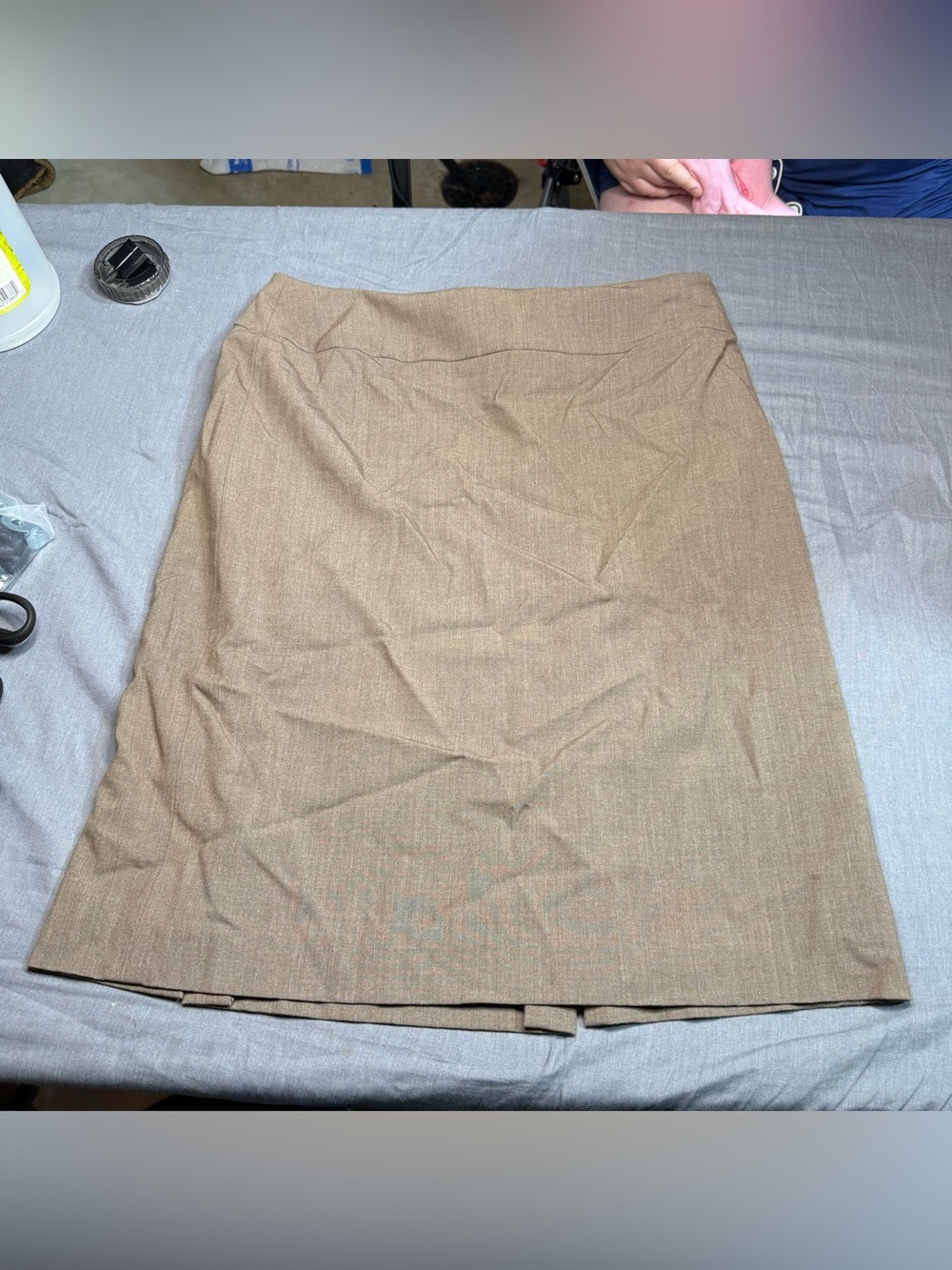 Tahari ASL Tailored Brown Pencil Skirt